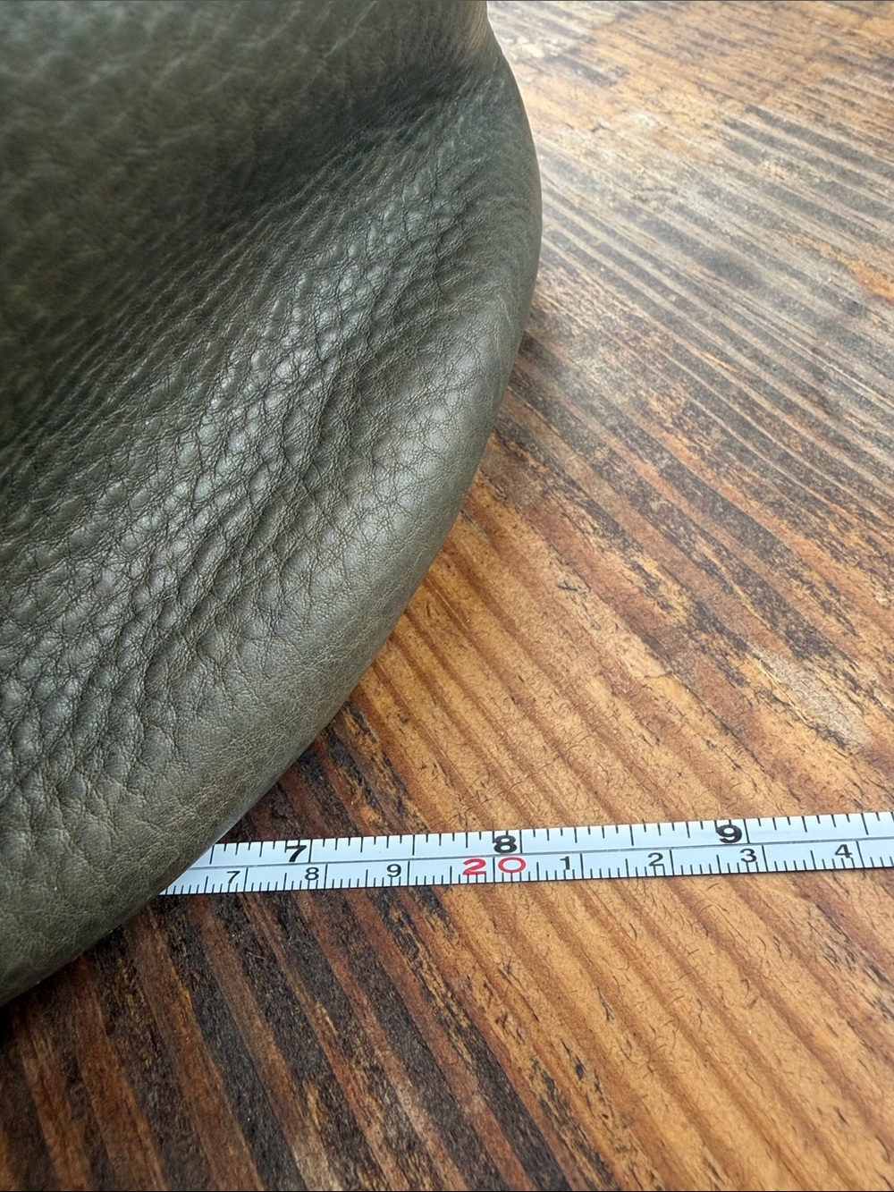 KMM and Co Blue Green Leather Bucket Bag - Women - Picture 8 of 11